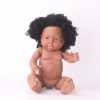 Кукла девочка афроамеринка с гендерными признаками, 41 см
