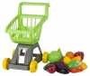 Тележка для супермаркета с фруктами и овощами, 18 предметов (с капустой)