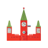 Элемент настенной панели "Кремль" патриотический