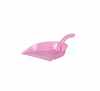 Совок для мусора пластмассовый Идеал 23х31х5 см, розовый