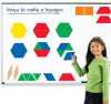 Развивающая игрушка Блоки геометрические магнитные (демонстрационный материал, 47 элементов)