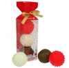 Подарочный набор развивающих тактильных мячиков Подарочек 3 шт., новогодняя подарочная упаковка*