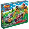 Детская развивающая игрушка конструктор Bauer Серии Железная дорога. Грузовой поезд и конвейер на руднике Блокмена