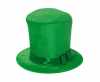 Шляпа-цилиндр зеленый