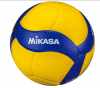 Мяч вол. "MIKASA V300W", р.5, FIVB Appr, 18 пан, синт.кожа (микрофиб), клееный, бут.кам, желто-синий*